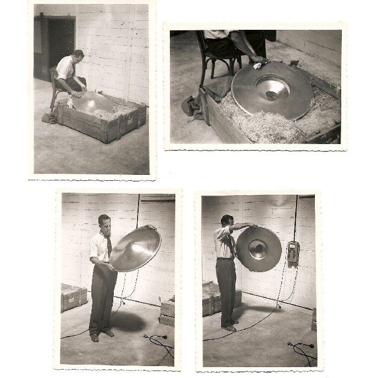 Brown's original flying discs — tested in the Paris Montgolfier experiments