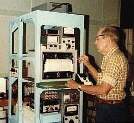 Thomas Townsend Brown in his private laboratory